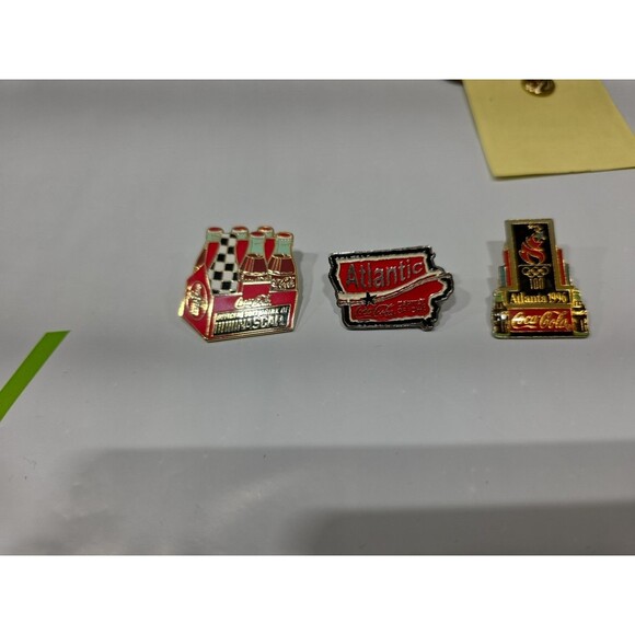 Coca Cola‎ Collectible Pins Atlanta Olympics NASCAR Minneapolis 1998 - Picture 8 of 9